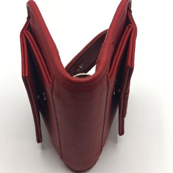 Vintage Day Runner Pocket Size Red Organizer Planner Wallet 6 Rings - Picture 8 of 11